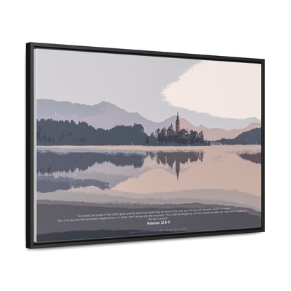 "The Power of the Lord" – Helaman 12:8-9 🌄✨Gallery Canvas Wrap – Horizontal Frame 30''x 20''